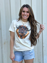 Floral Skull Tshirt