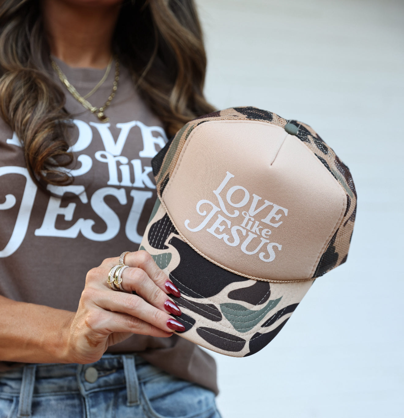 Love Like Jesus Trucker Hat