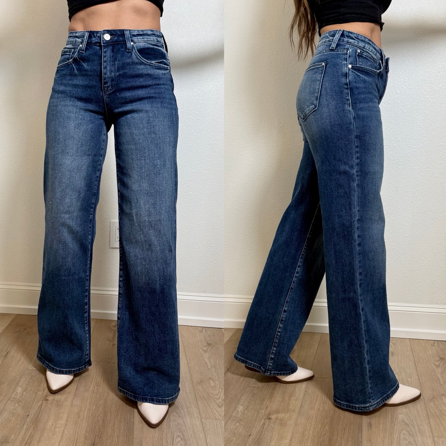 Alexis Gail Wide Leg Jeans