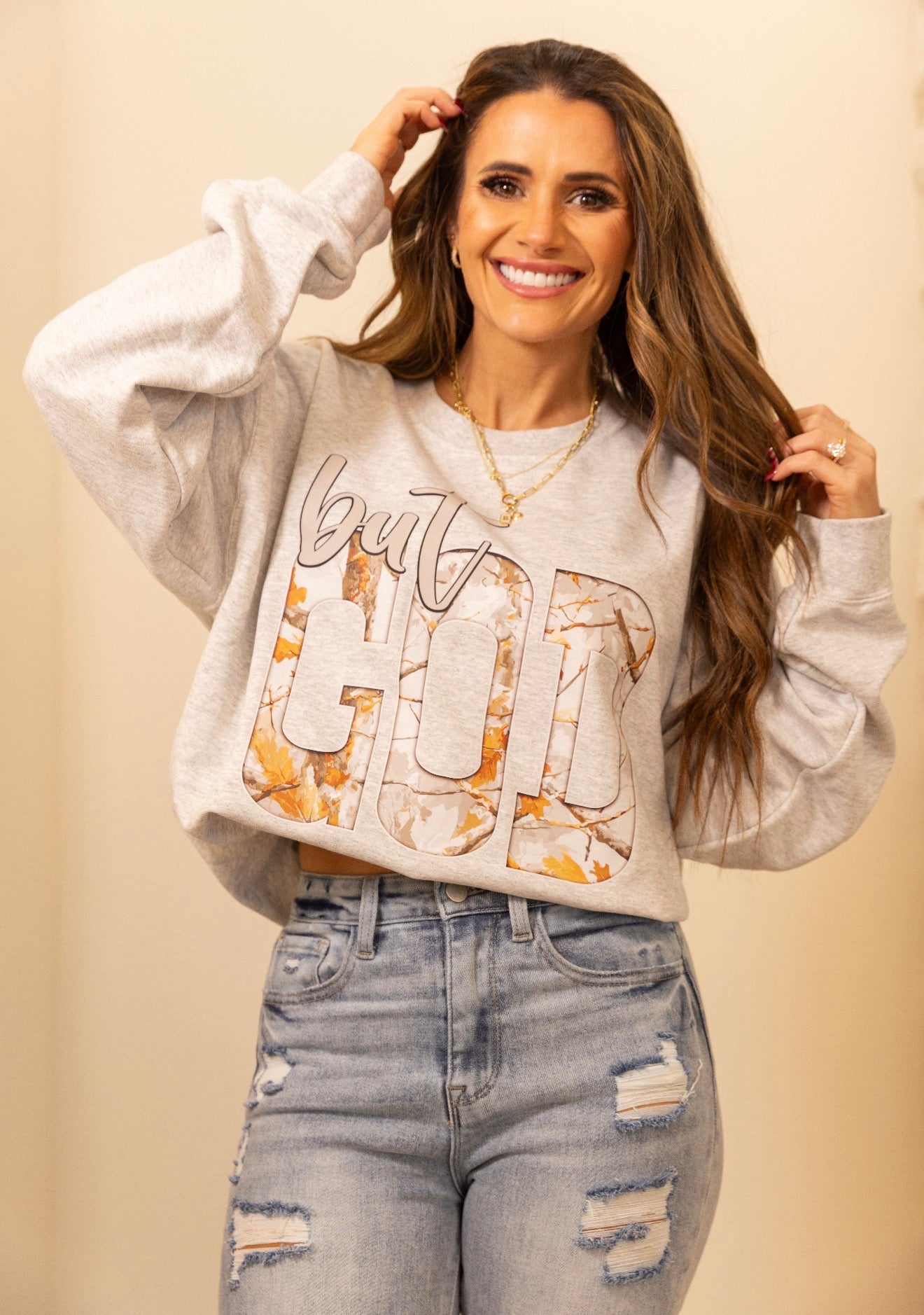 But God Camo Sweatshirt