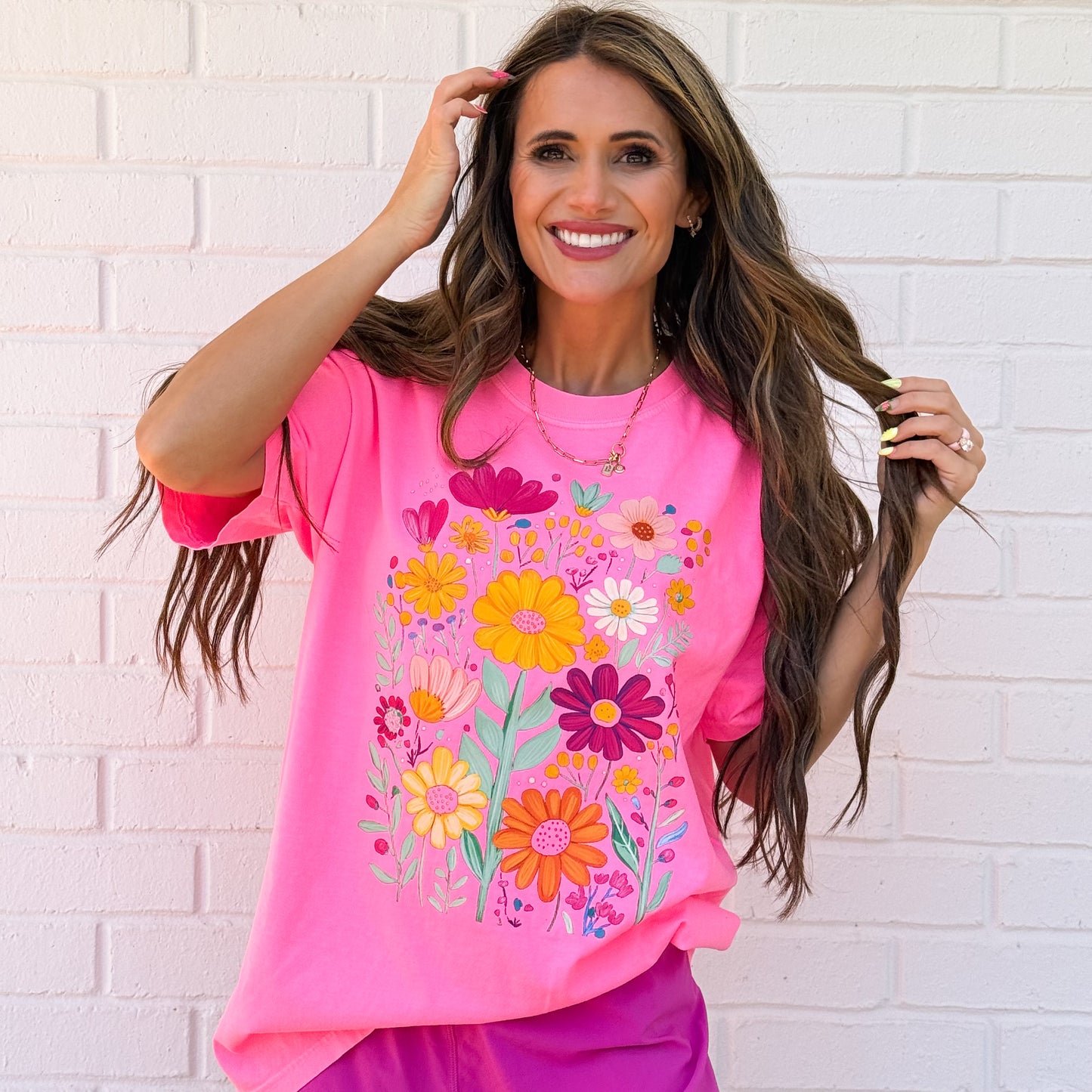 Preppy Floral Brushstroke, Boho Floral, Floral Mama, Summer Vibes, Spring Flowers, Wildflower, Boho Summer Tshirt