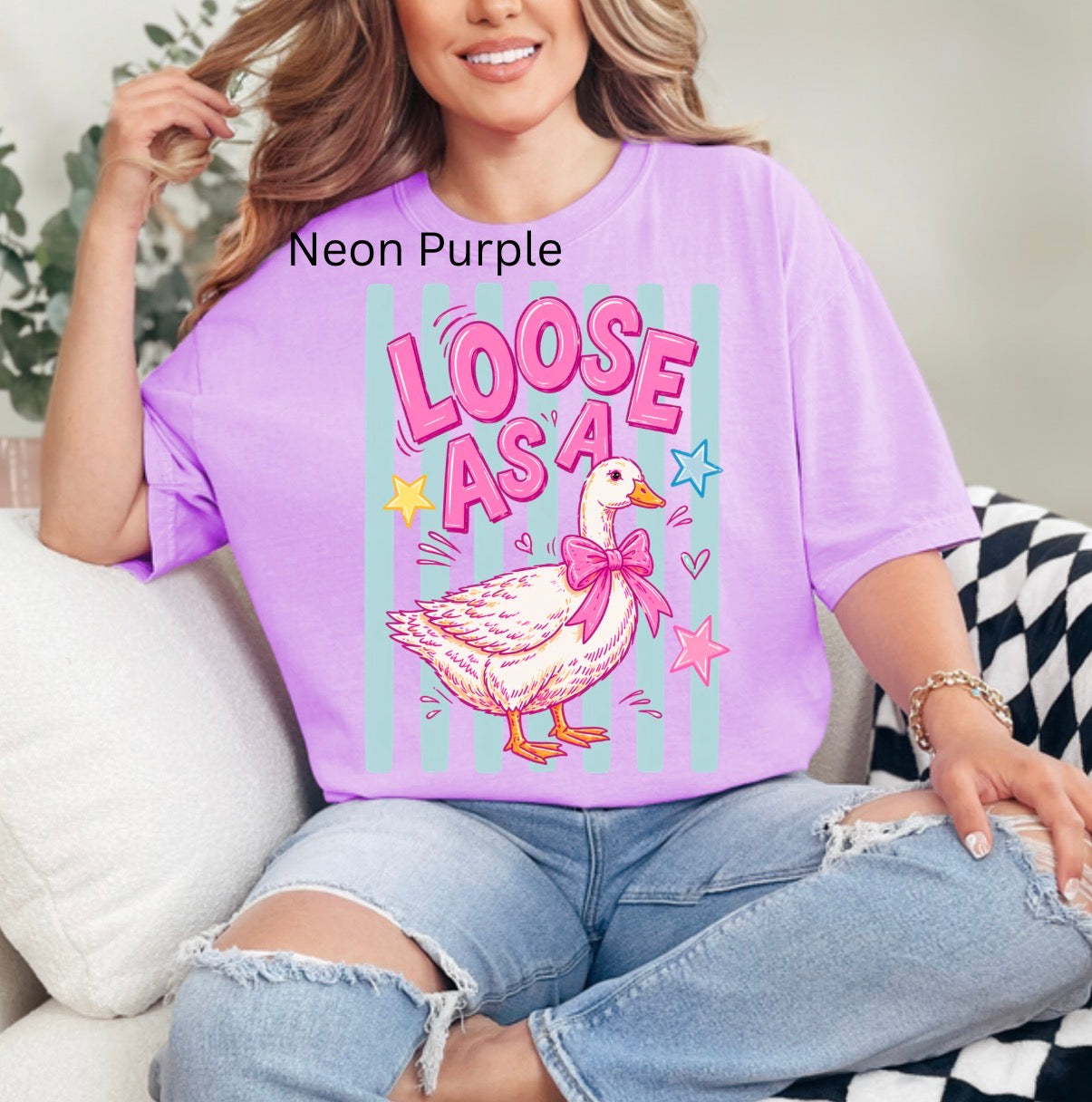 Loose As A Goose, Trendy, Goose, Summer, Popular Summer T-shirt