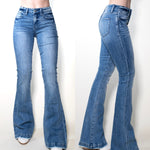 BME Nondistressed Light Flare Jeans