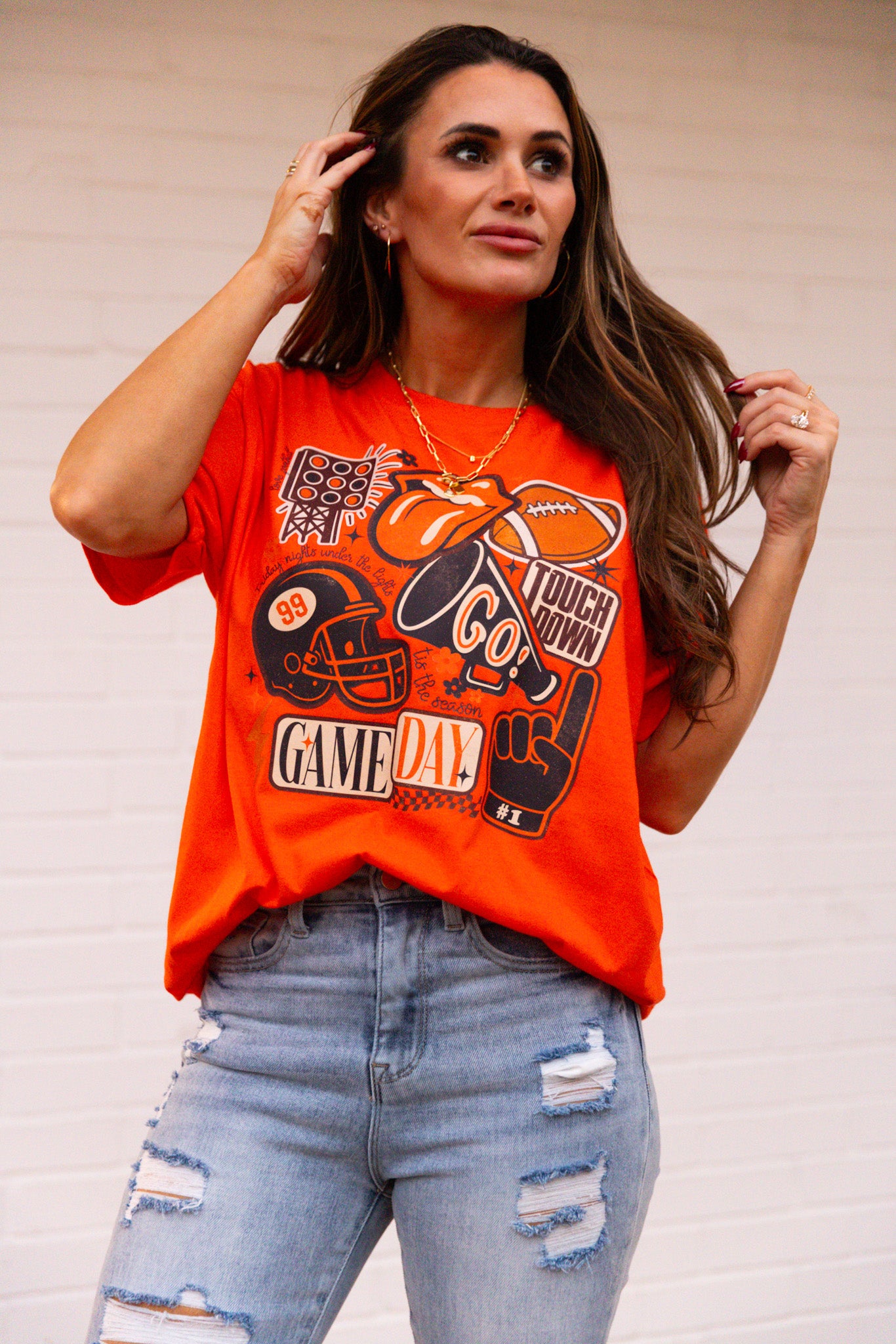 Vintage Football Gameday Tshirt