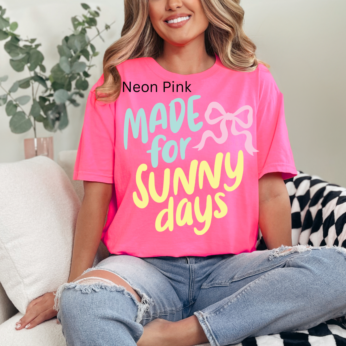 Made For Sunny Days, Summer, Trendy Summer, Beachy Coquette T-shirt