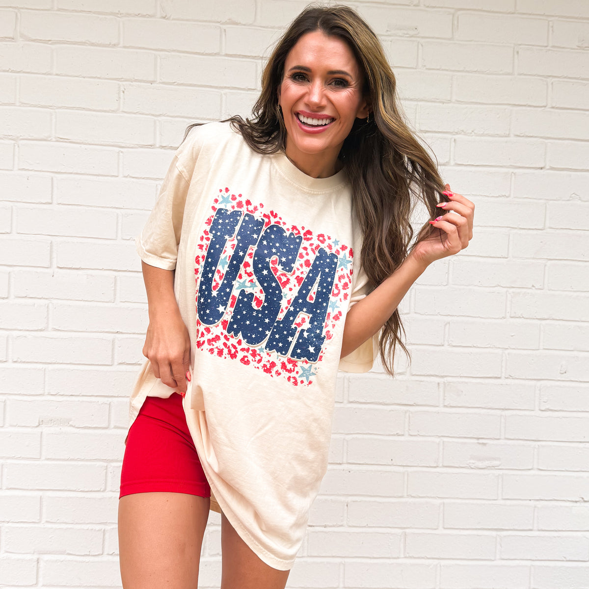Retro USA, Distressed Leopard USA, Preppy 4TH Of July, Vintage USA, Leopard Print Patriotic America, Memorial Day T-shirt