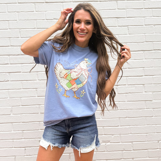 Life Better With Chicken, Wildflower Chicken, Chicken Lover, Chicken T-shirt