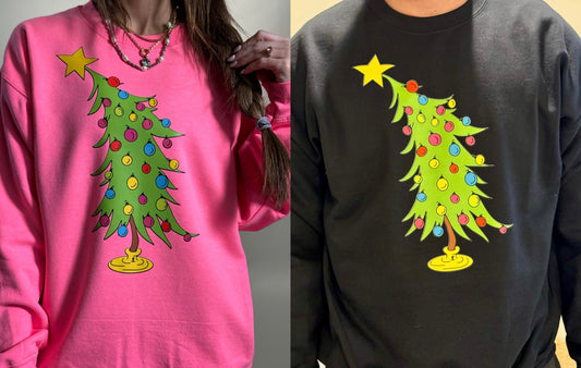 Cute Christmas Tree Sweatshirt