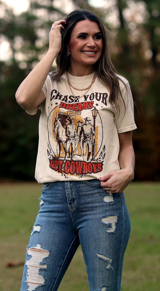 Chase Dreams not Cowboys Tshirt