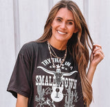 Small town Rust or Black Tshirt