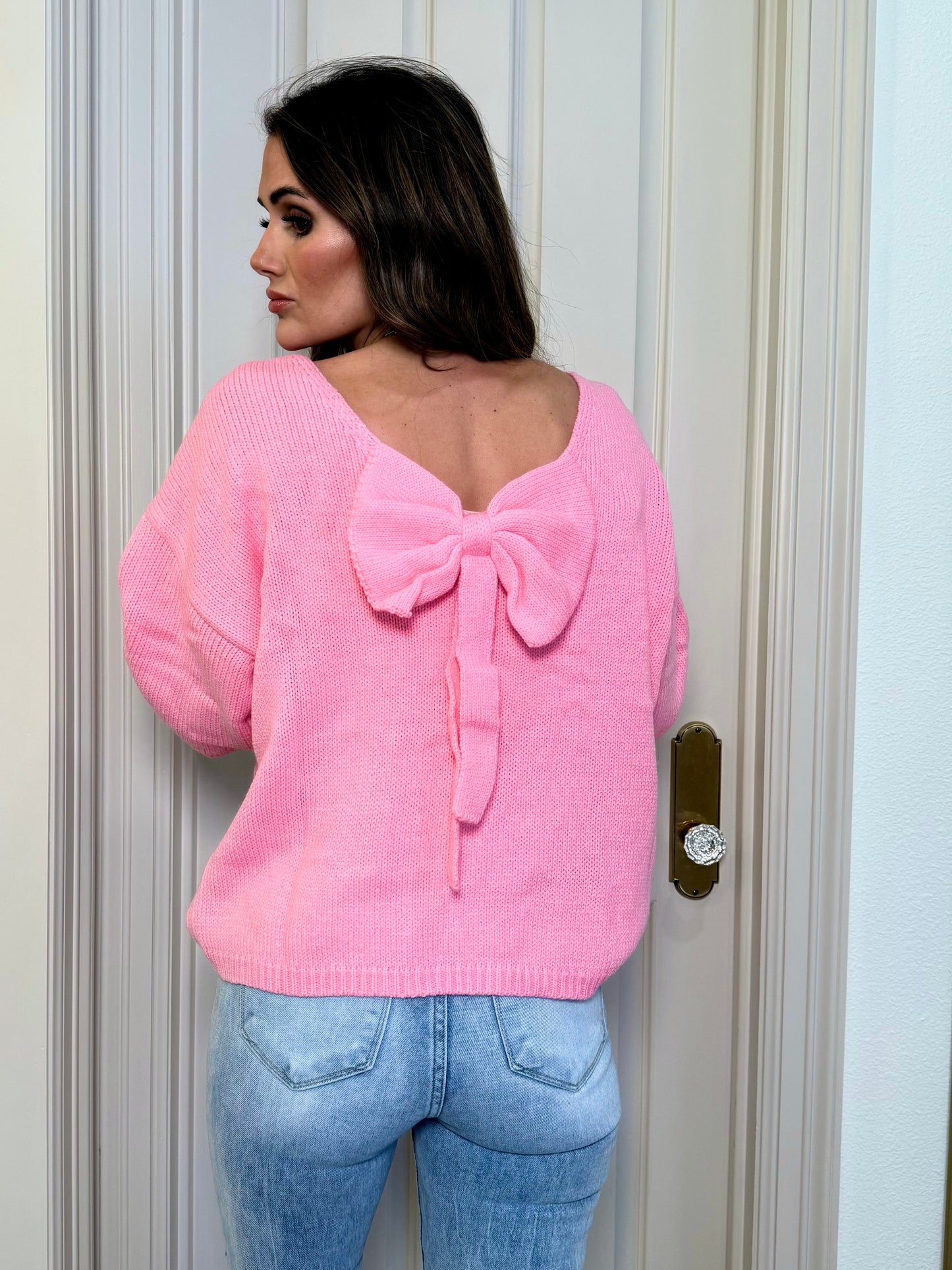 Low back Bow Sweater