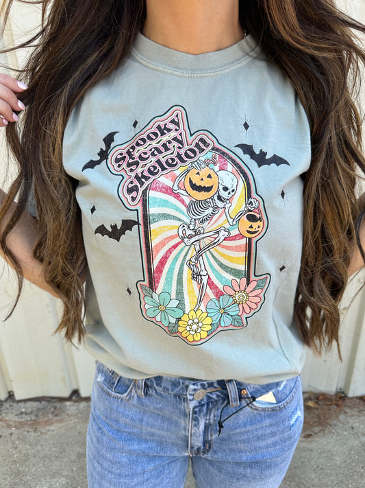 Spooky Scary Skeleton Tshirt