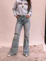 The Emily Split Flare Jeans