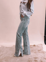 The Emily Split Flare Jeans