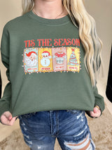 Tis’ the Season Green Sweatshirt