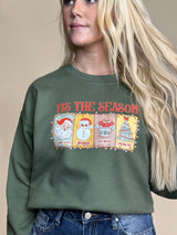 Tis’ the Season Green Sweatshirt