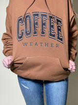 Coffee Weather Hooded Sweatshirt