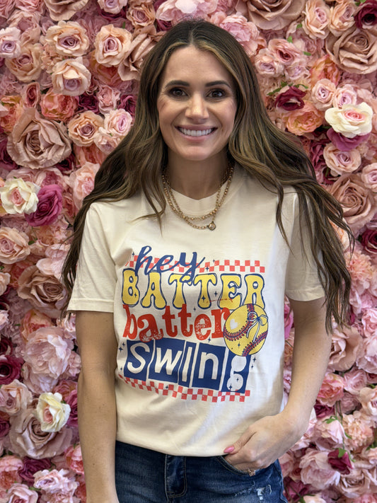 Hey batter batter swing tshirt