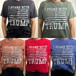 Stand with Trump Flag Tshirt