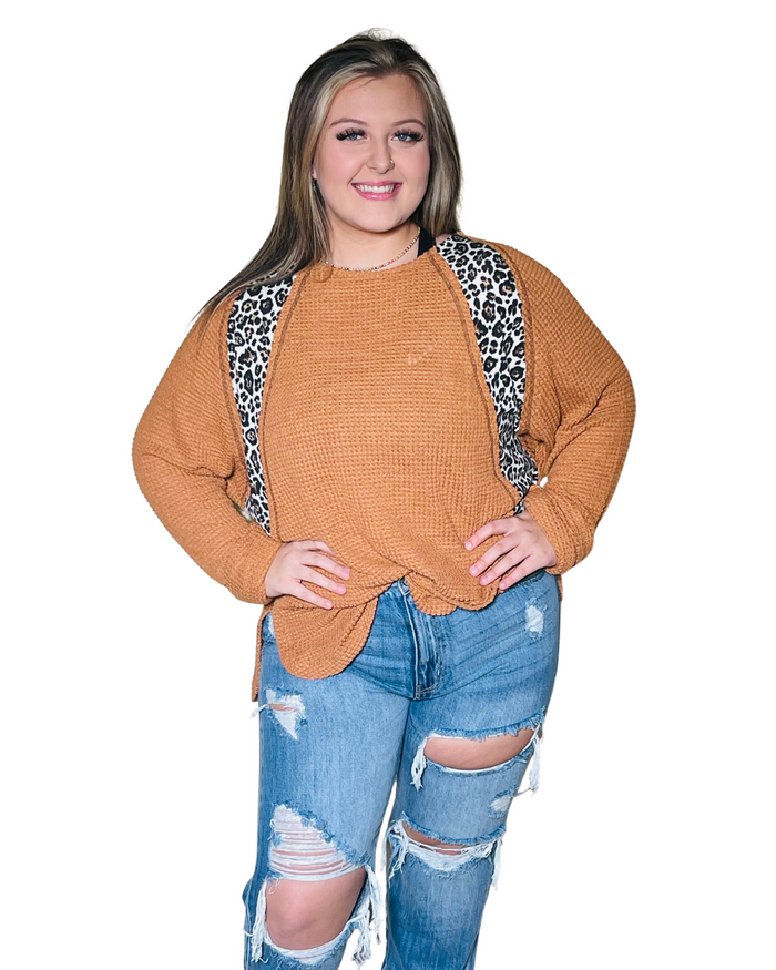 Carmel/Cheetah Sweater (PS)