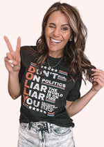 Dolly- Don’t get me started on Politics
