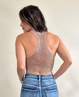 All Day Flex Cropped Racerback Tank