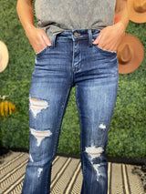 My Girl Dark Flares Jeans