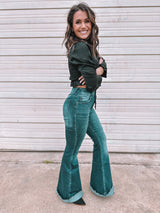 Last Night Cropped Blouse