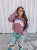 MAMA ( on Heather Maroon)