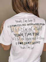 Yeah I’m Fine