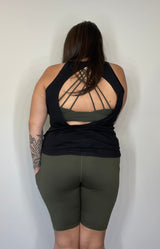Matching Olive Bralette Back Criss Cross ( PS Available)