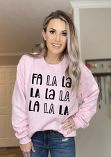 Sweet Pink Christmas Sweatshirt— Note which Design you want at Checkout