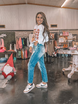 Alexis High Rise Straight Jeans