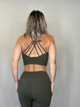 Matching Olive Bralette Back Criss Cross ( PS Available)