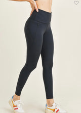 Black Legging with Zipper Pocket