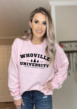 Sweet Pink Christmas Sweatshirt— Note which Design you want at Checkout
