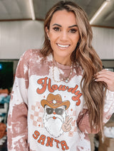 Overbleached Howdy Santa Sweatshirt