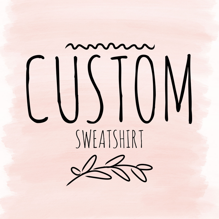 Custom Bleached Sweatshirt