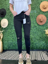 Black KanKan Distressed Jeans