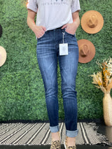 KanKan NON-Distressed Jeans
