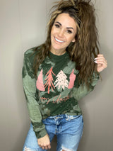 Merry Christmas Green Two Toned