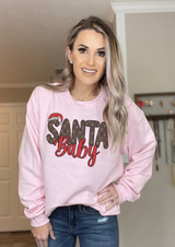 Sweet Pink Christmas Sweatshirt— Note which Design you want at Checkout