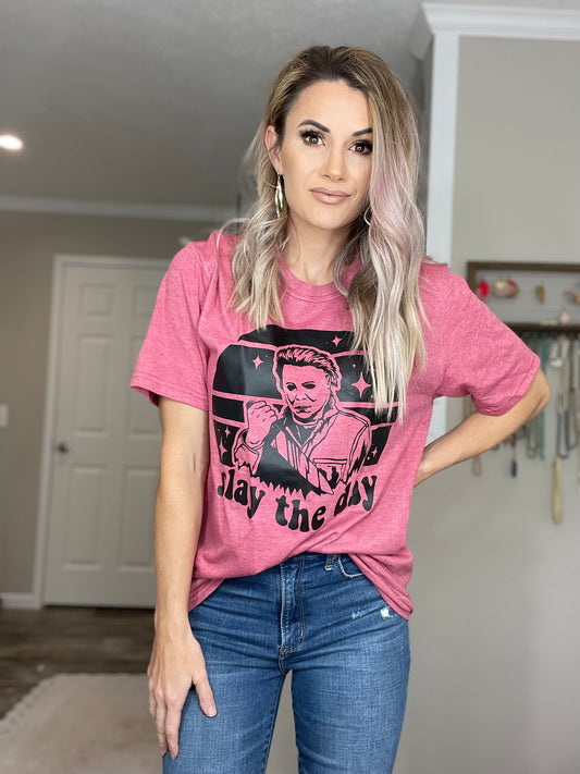 Slay the Day- Red Tee