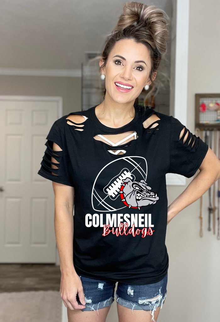 Black Tee — School Spirit Football