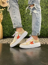 Gold Star Sneakers