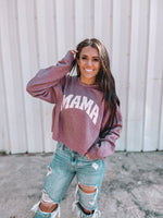 MAMA ( on Heather Maroon)