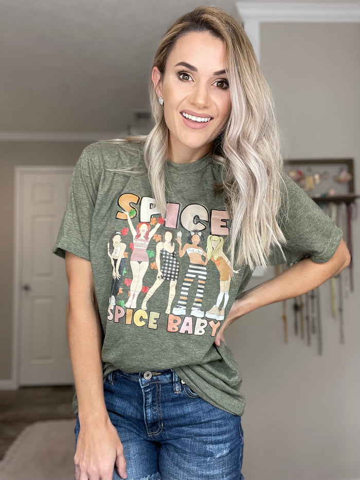 Spice Spice Baby Olive Tee