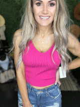 Ribbed Cropped Tanks