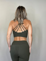 Olive Biker Shorts with Pockets ( PS Available)