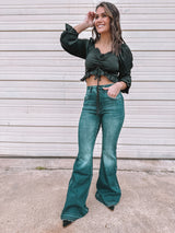 Last Night Cropped Blouse